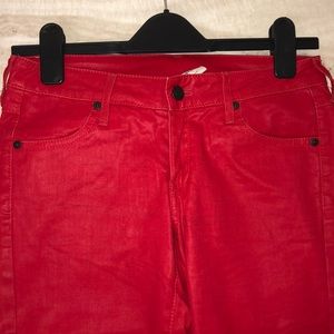 Mango coated skinny jeans